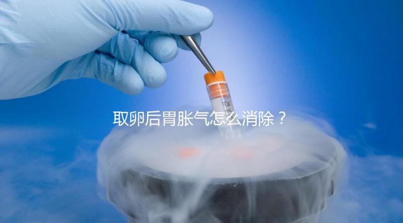 取卵后胃脹氣怎么消除？促進腸蠕動是唯一解決手段