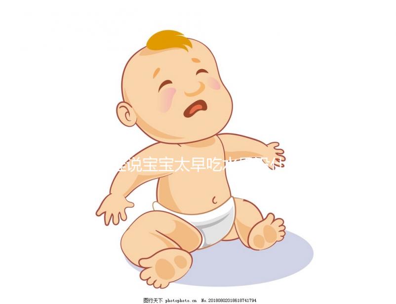 誰說寶寶太早吃水果沒什么關系，別體重超標、不長牙才后悔